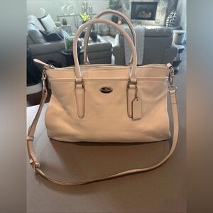 Coach Morgan Satchel Crossbody Chalk Gold Hardware